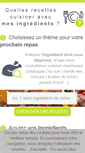 Mobile Screenshot of chercher-une-recette.fr