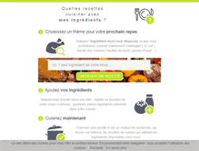 Tablet Screenshot of chercher-une-recette.fr